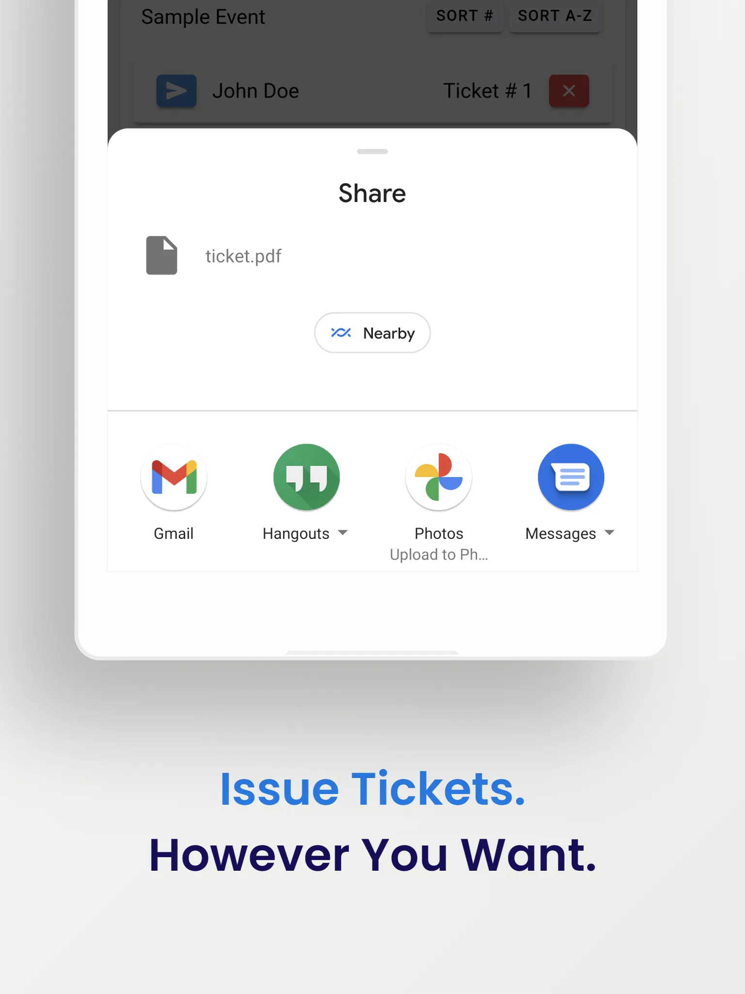 Event Ticket Hero: Create. Run | Indus Appstore | Screenshot