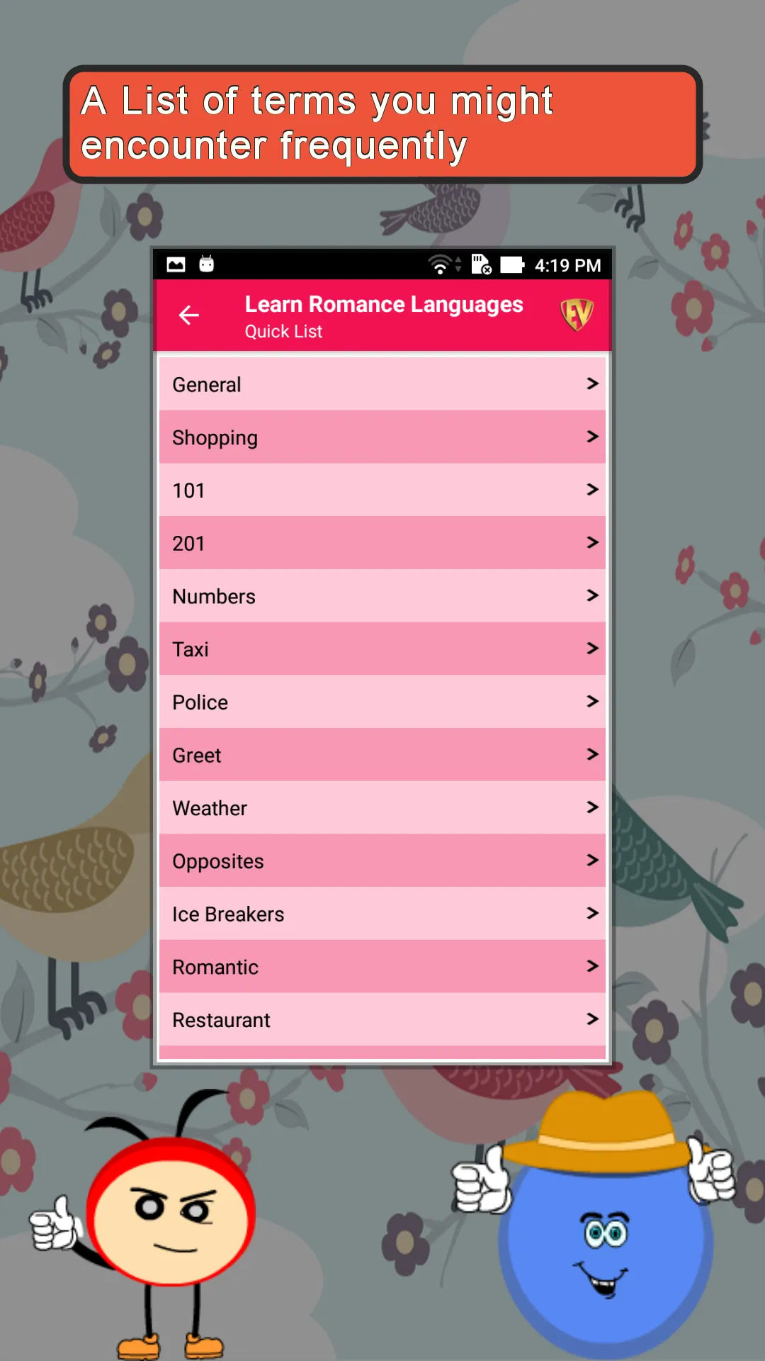 Learn Romance Languages | Indus Appstore | Screenshot