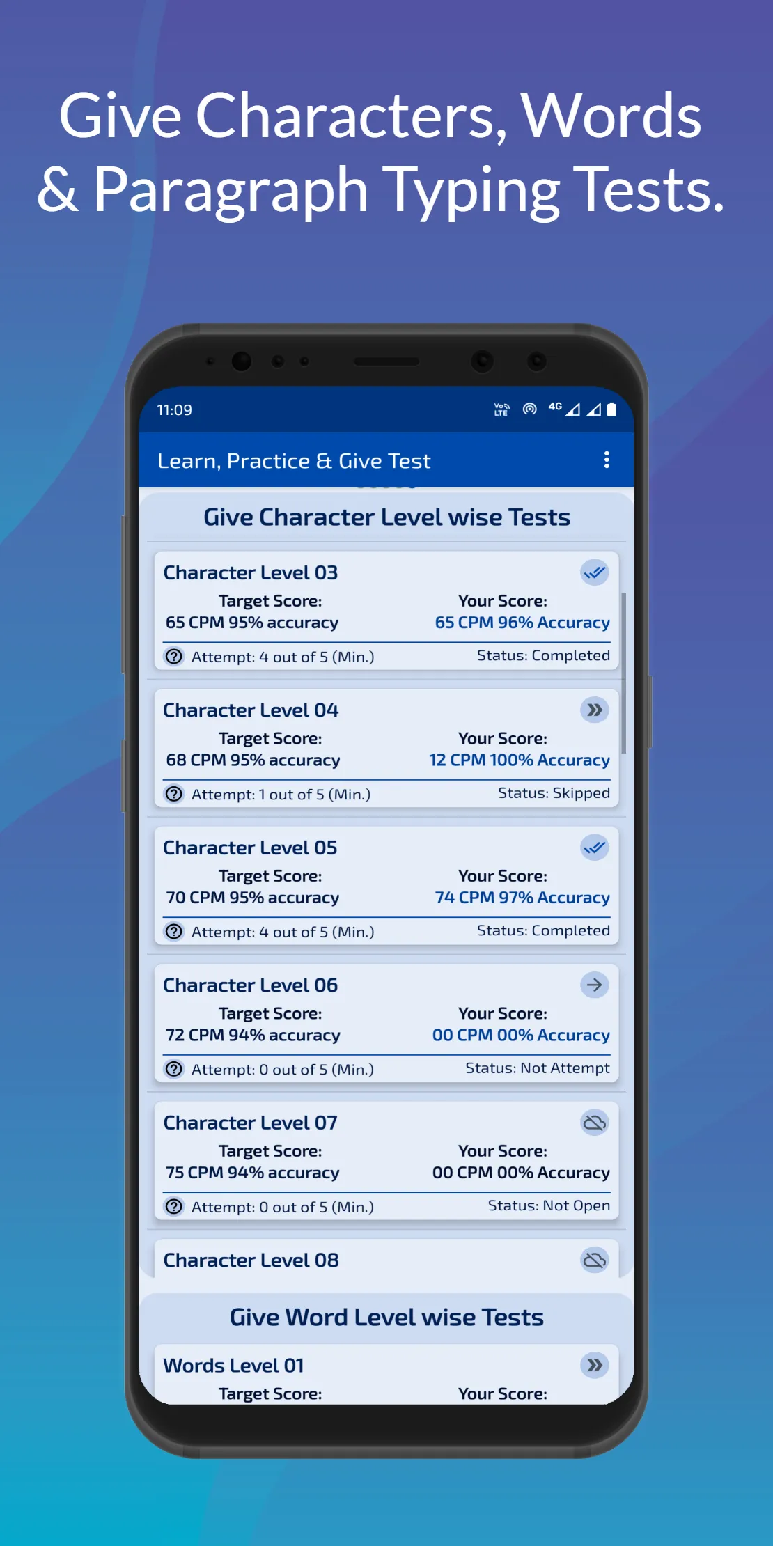 Typing Plus:English Typing App | Indus Appstore | Screenshot