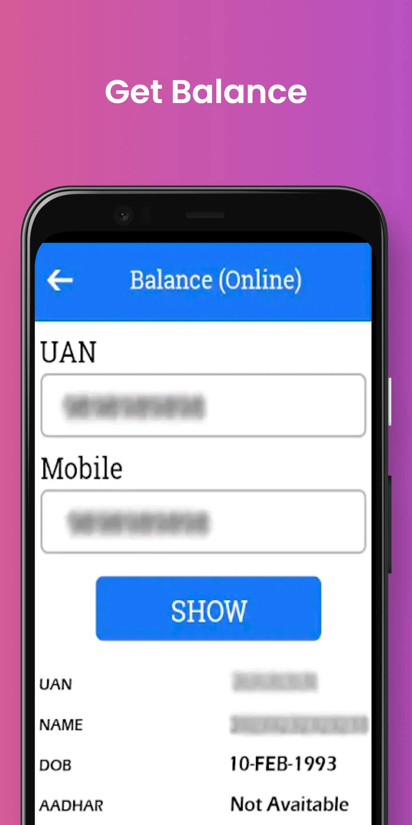 PF Balance UAN KYC Passbook | Indus Appstore | Screenshot