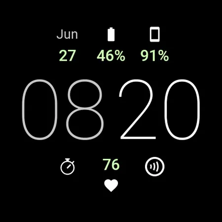 Simple Digital: Watch face | Indus Appstore | Screenshot