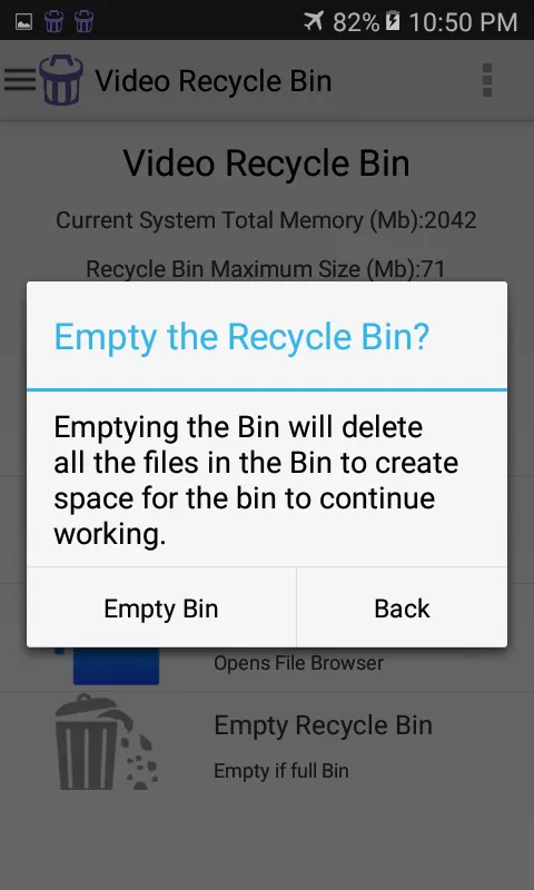 Video Recycle Bin | Indus Appstore | Screenshot