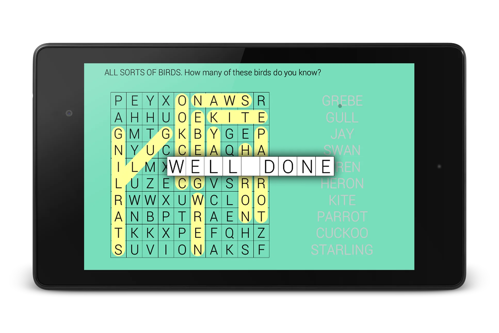 Word Search For Kids | Indus Appstore | Screenshot