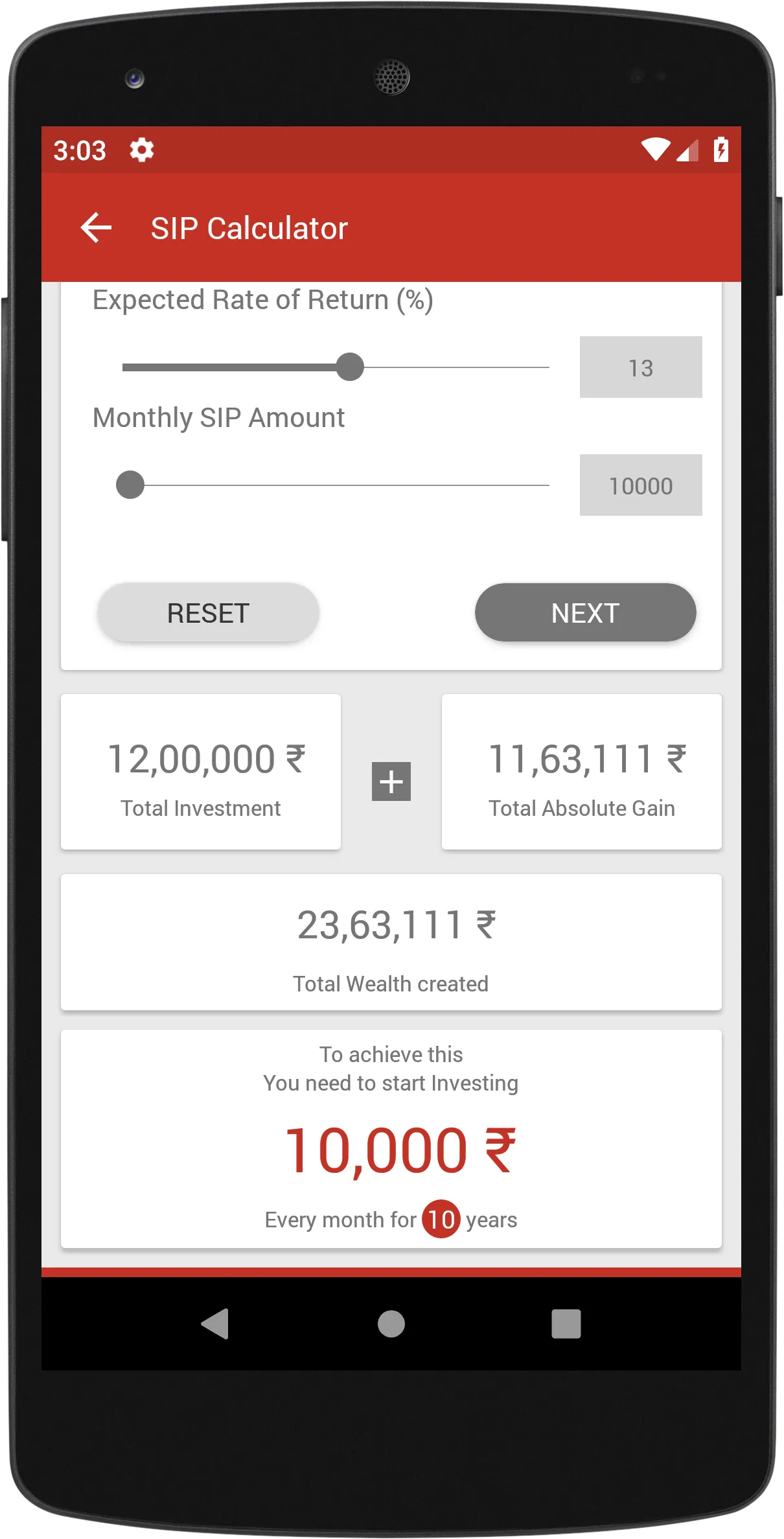 Reliable Nivesh | Indus Appstore | Screenshot