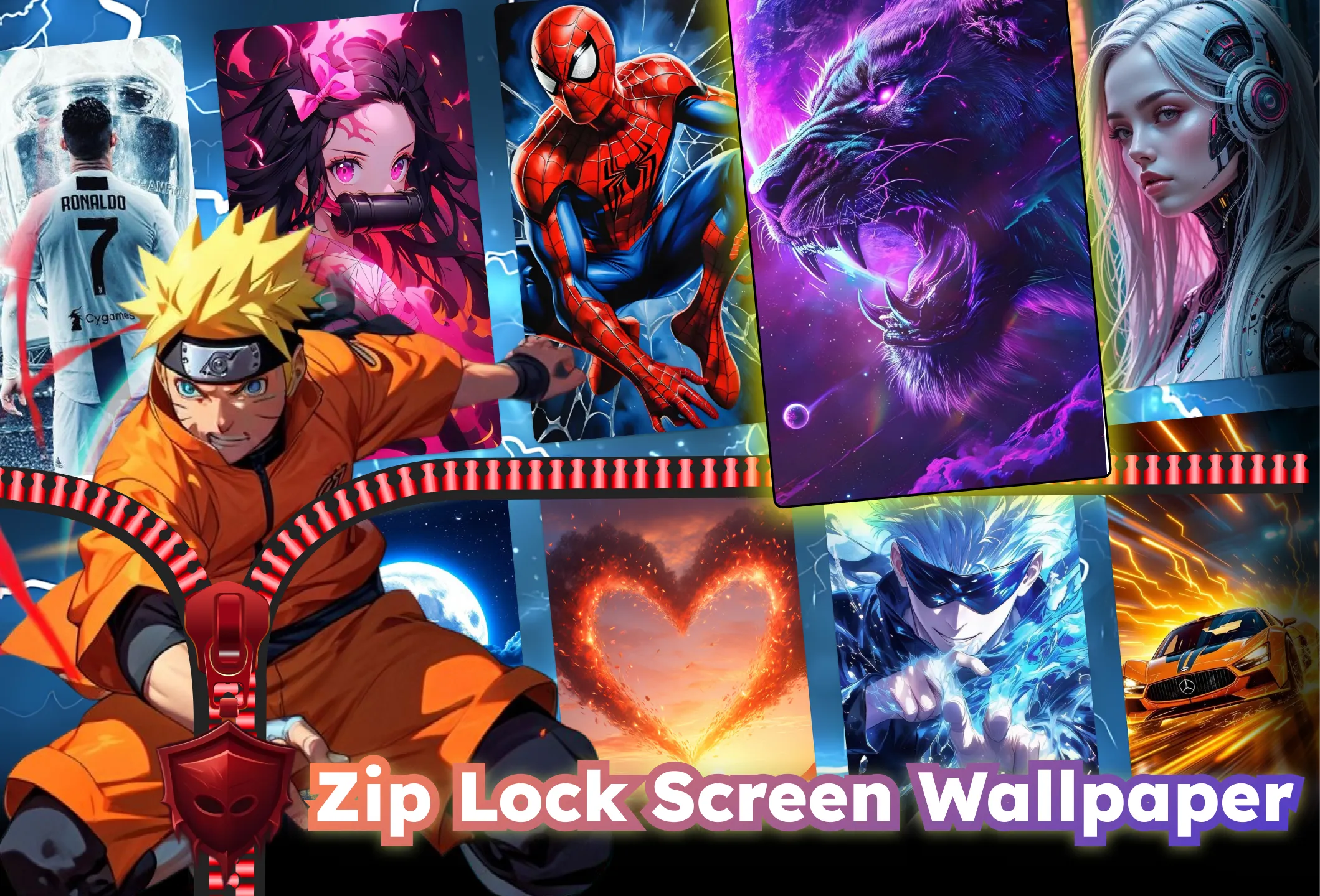 Zipper Lock Screen: Zip Lock | Indus Appstore | Screenshot