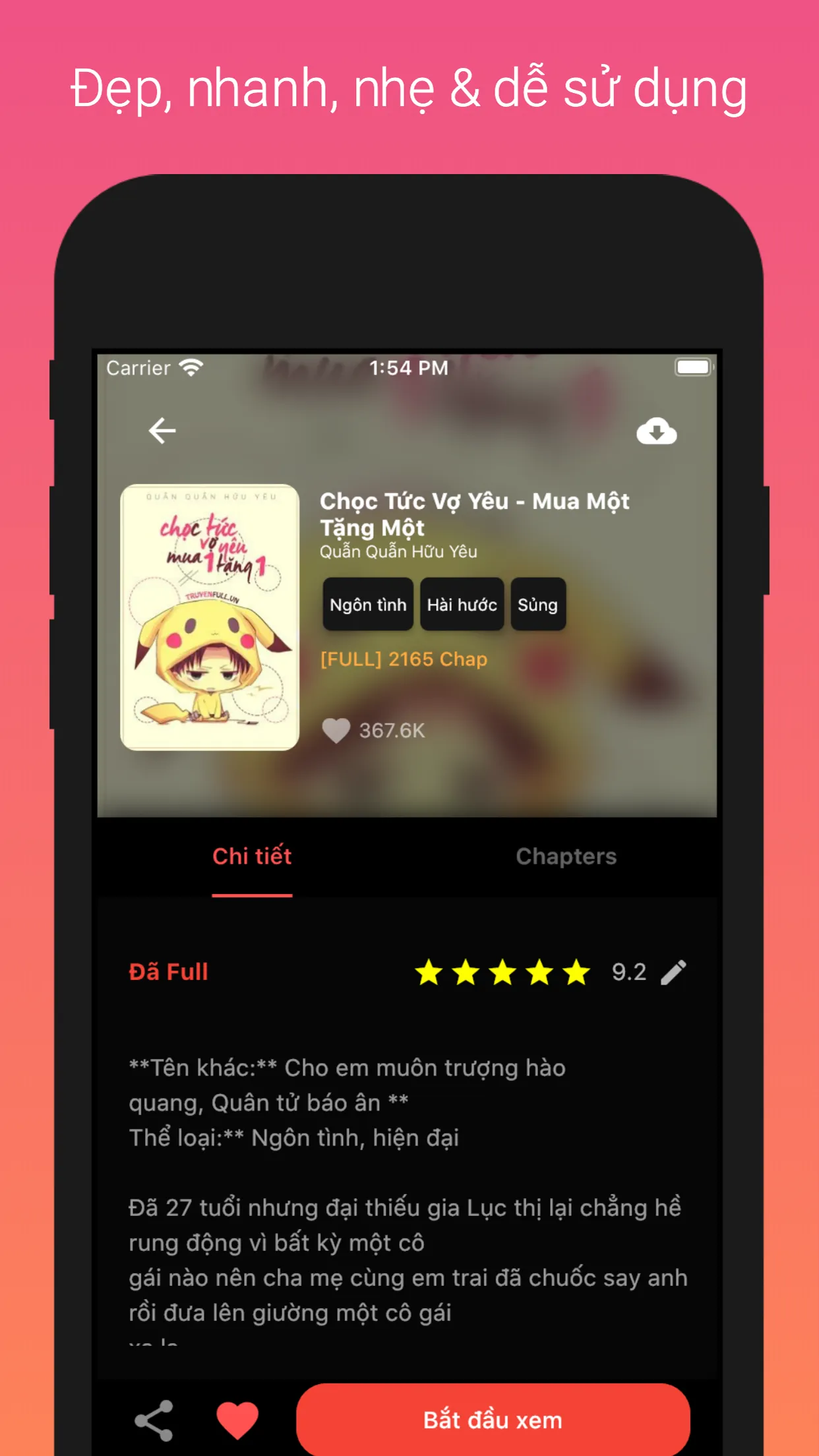 Love Truyện - Đọc Truyện Full | Indus Appstore | Screenshot