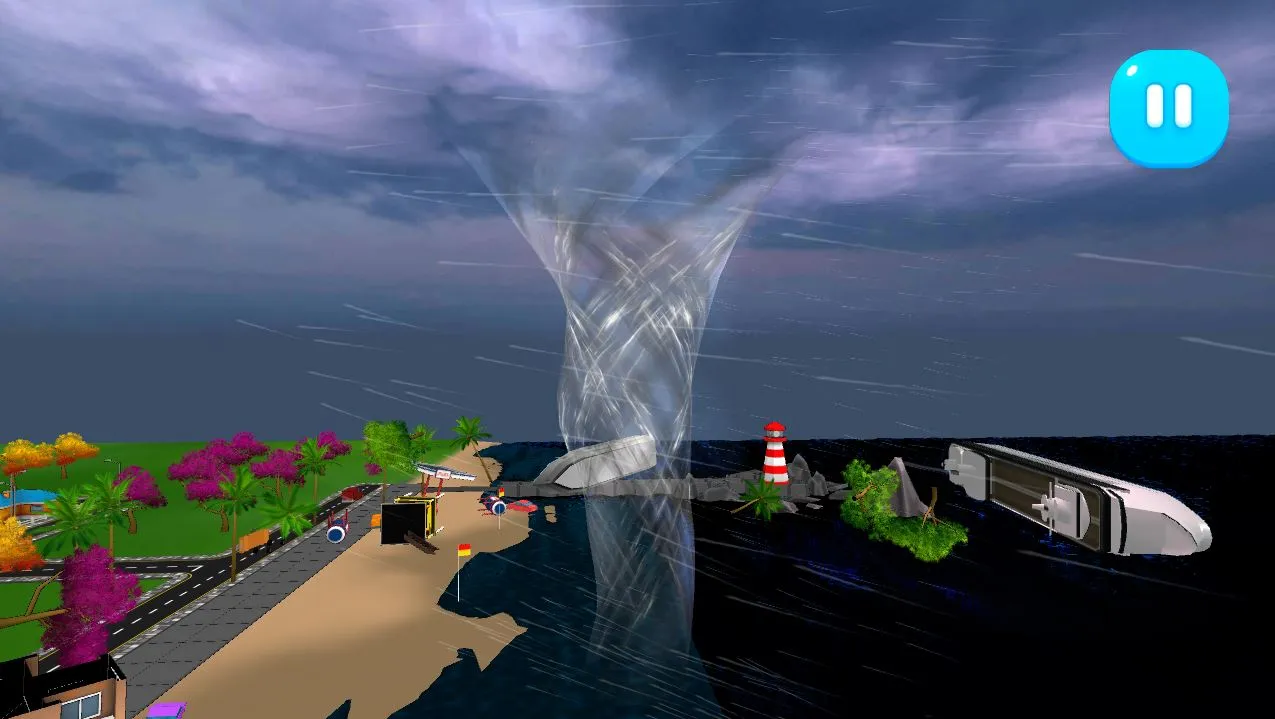 Tornado Rain and Thunder Sim | Indus Appstore | Screenshot