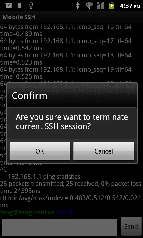 Mobile SSH (Secure Shell) | Indus Appstore | Screenshot