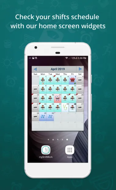 Shift Work Calendar | Indus Appstore | Screenshot