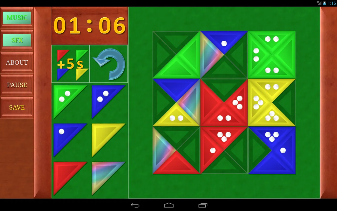 TrigoMania Triangular Dominoes | Indus Appstore | Screenshot