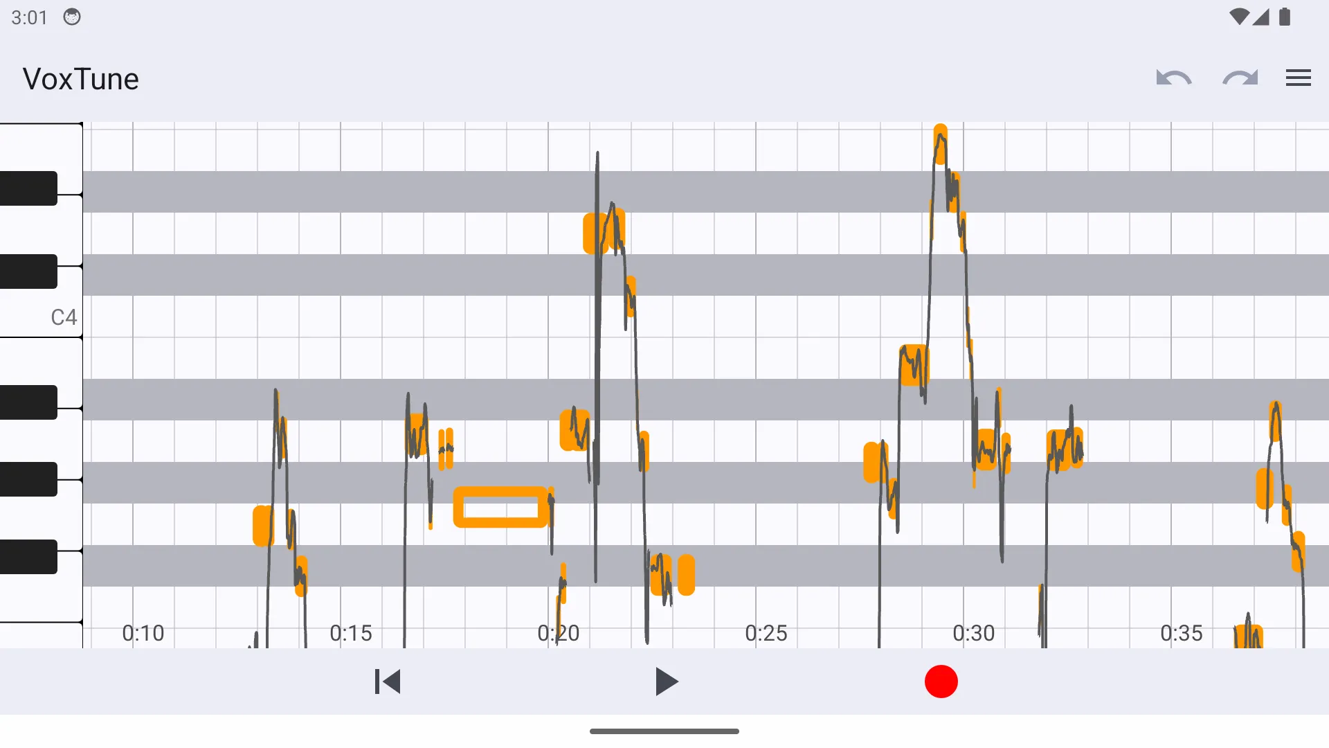 VoxTune - Vocal Pitch Tuner | Indus Appstore | Screenshot