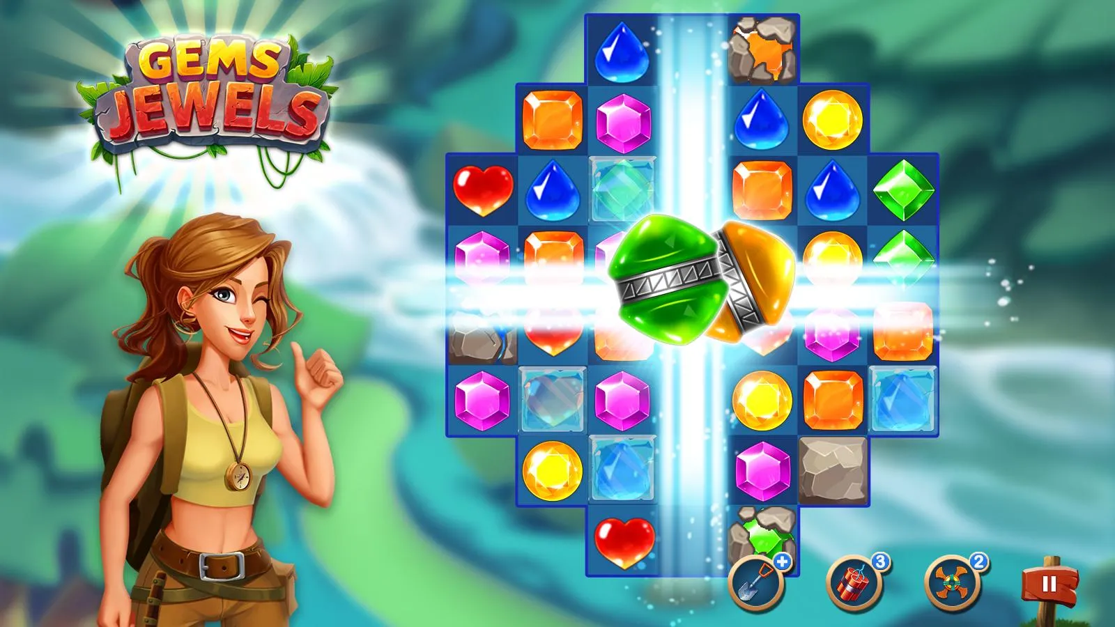 Jewel & Gem Blast | Indus Appstore | Screenshot