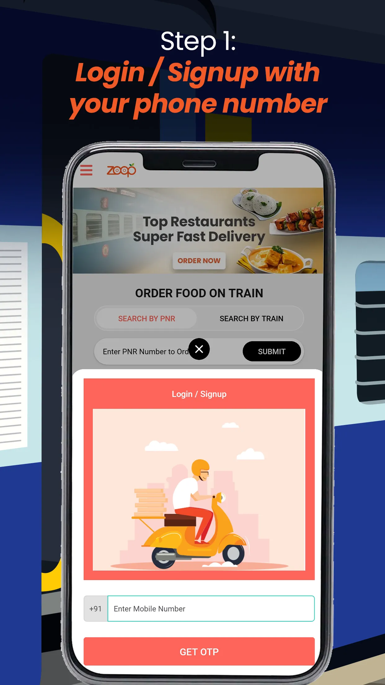 Zoop India-Order Food in Train | Indus Appstore | Screenshot