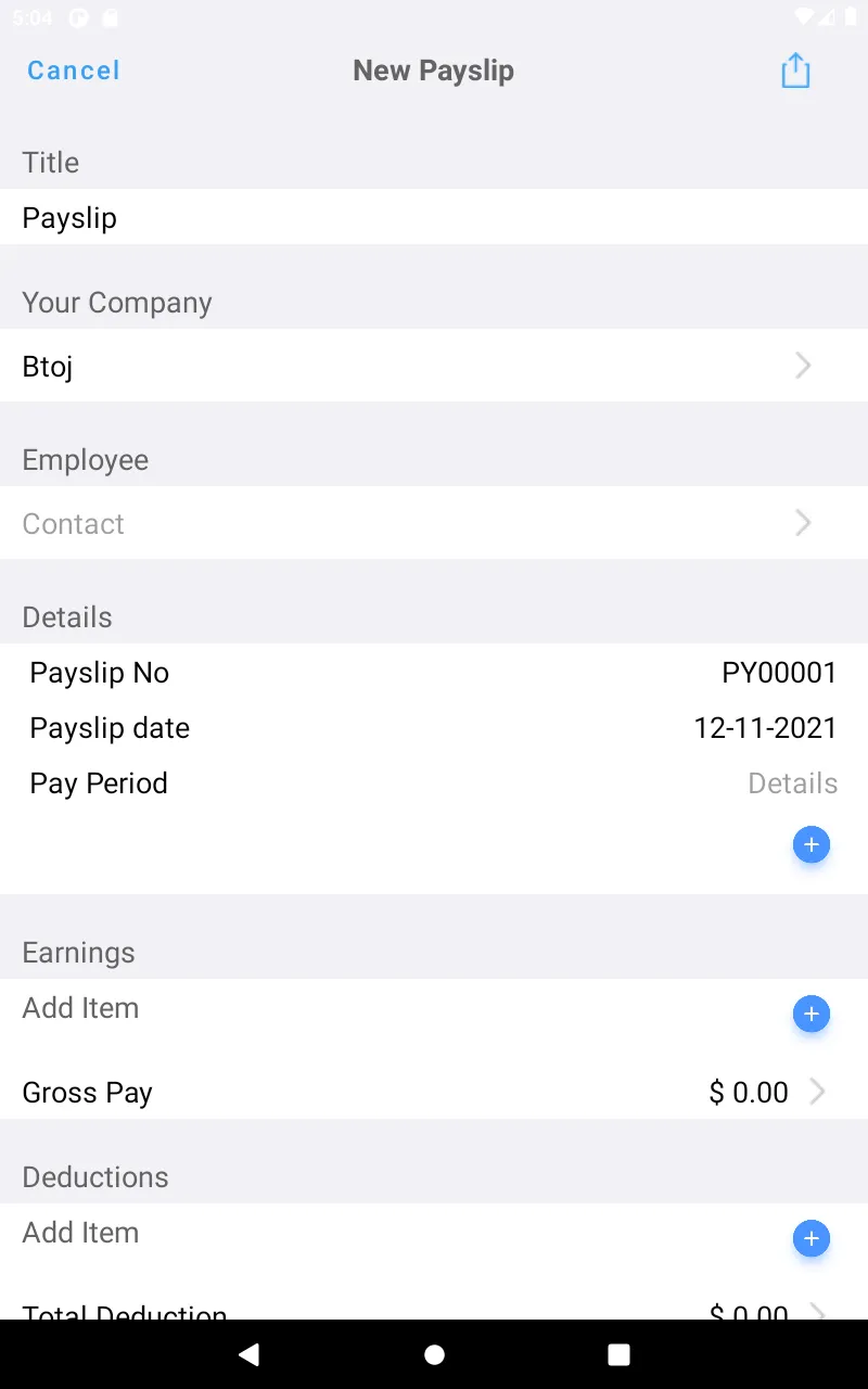 Payslip Maker | Indus Appstore | Screenshot