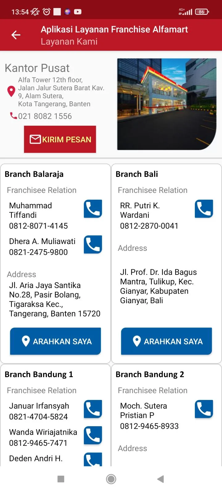 Apl Layanan Franchise Alfamart | Indus Appstore | Screenshot