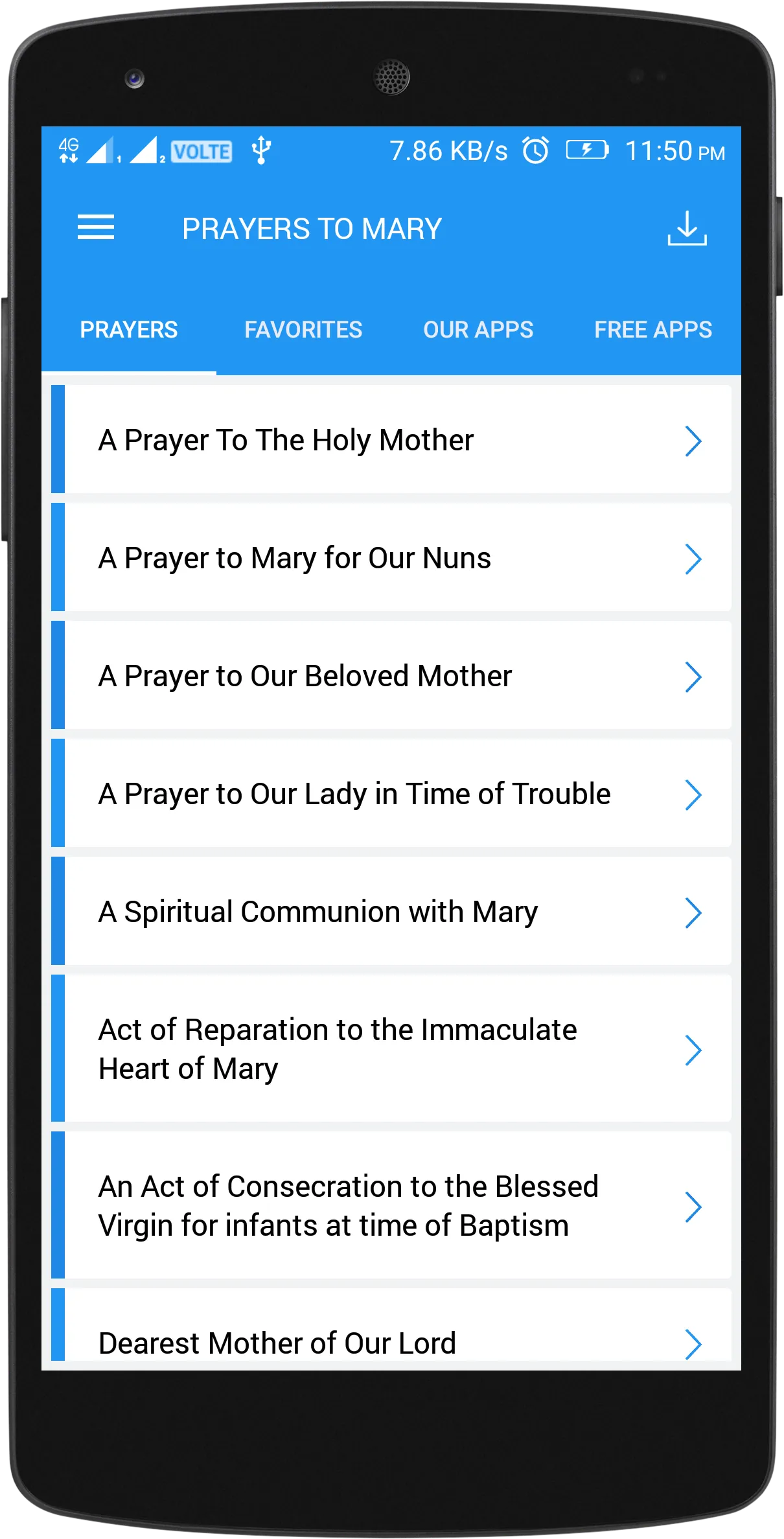 Prayers to Mary | Indus Appstore | Screenshot