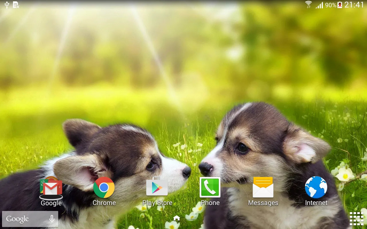 Cute Puppies Live Wallpaper | Indus Appstore | Screenshot