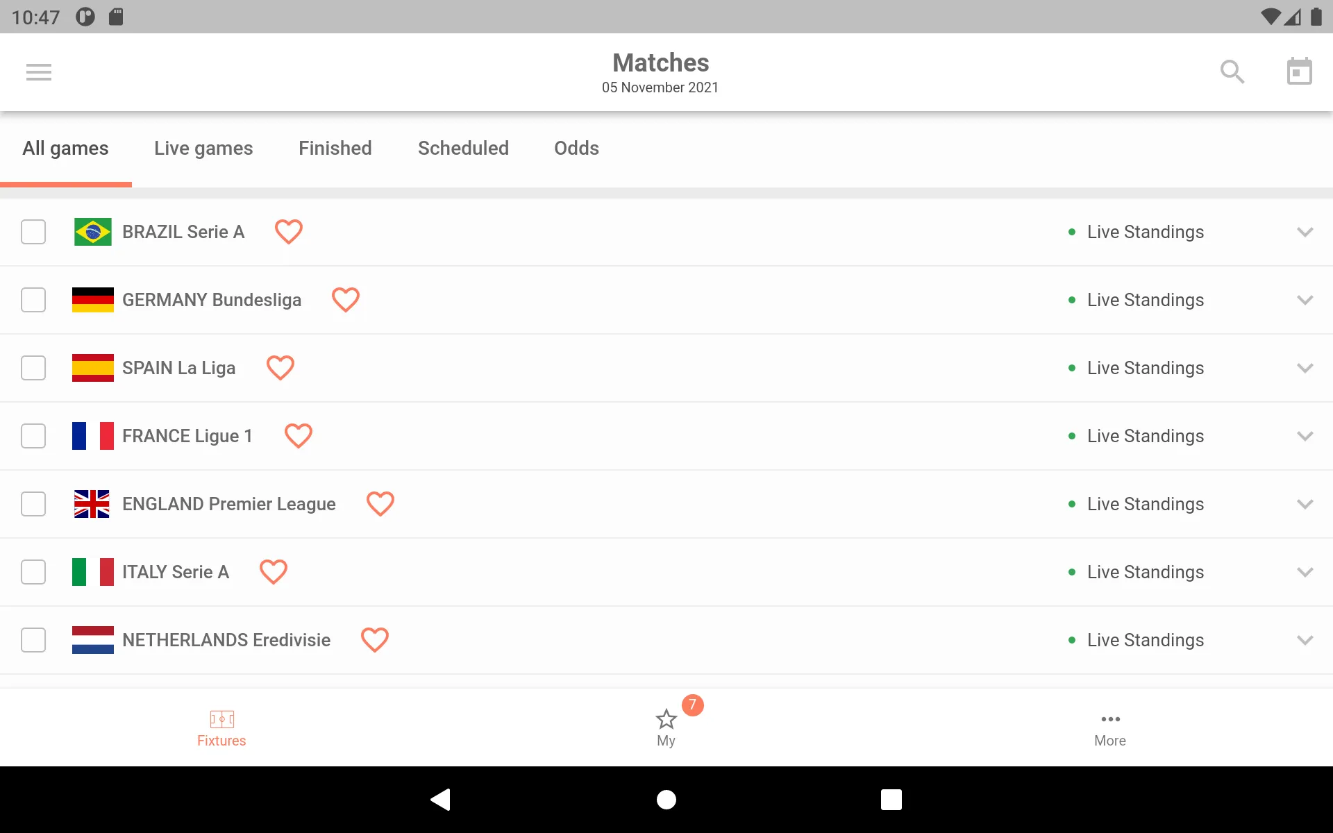 Penalty - Soccer Live Scores | Indus Appstore | Screenshot