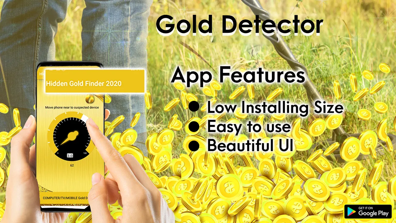 Gold detector | Gold scanner | Indus Appstore | Screenshot