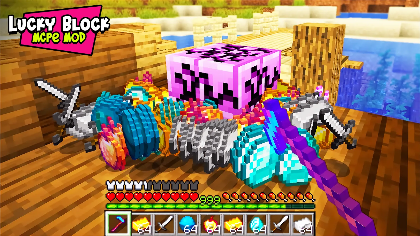 Lucky Block Minecraft Mod Map | Indus Appstore | Screenshot