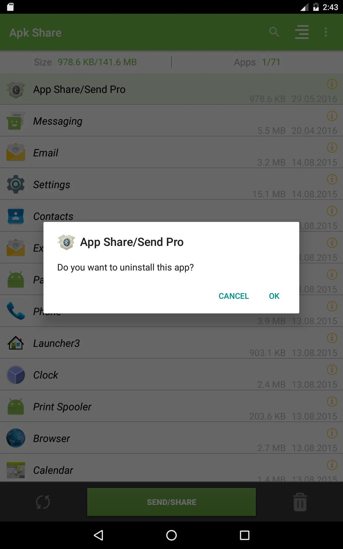 Apk Share Bluetooth | Indus Appstore | Screenshot