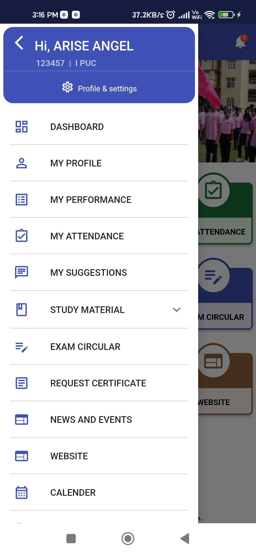 ST.VINCENT PALLOTTI PU COLLEGE | Indus Appstore | Screenshot