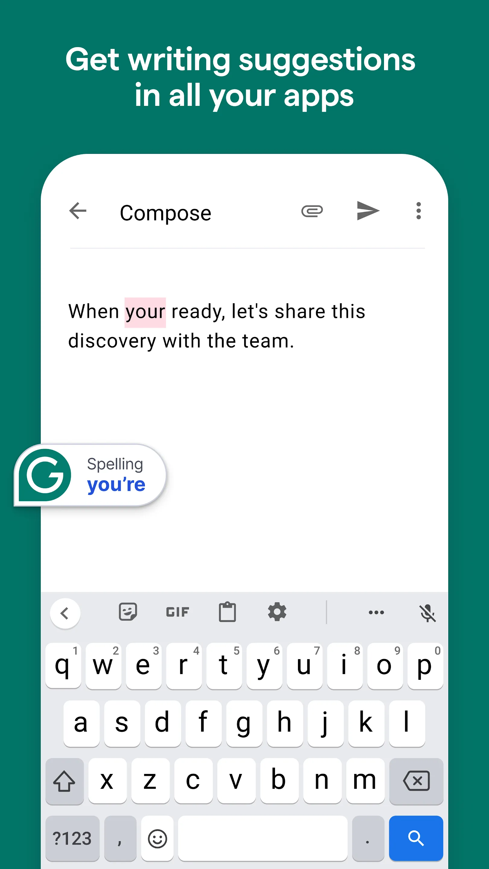 Grammarly-AI Writing Assistant | Indus Appstore | Screenshot