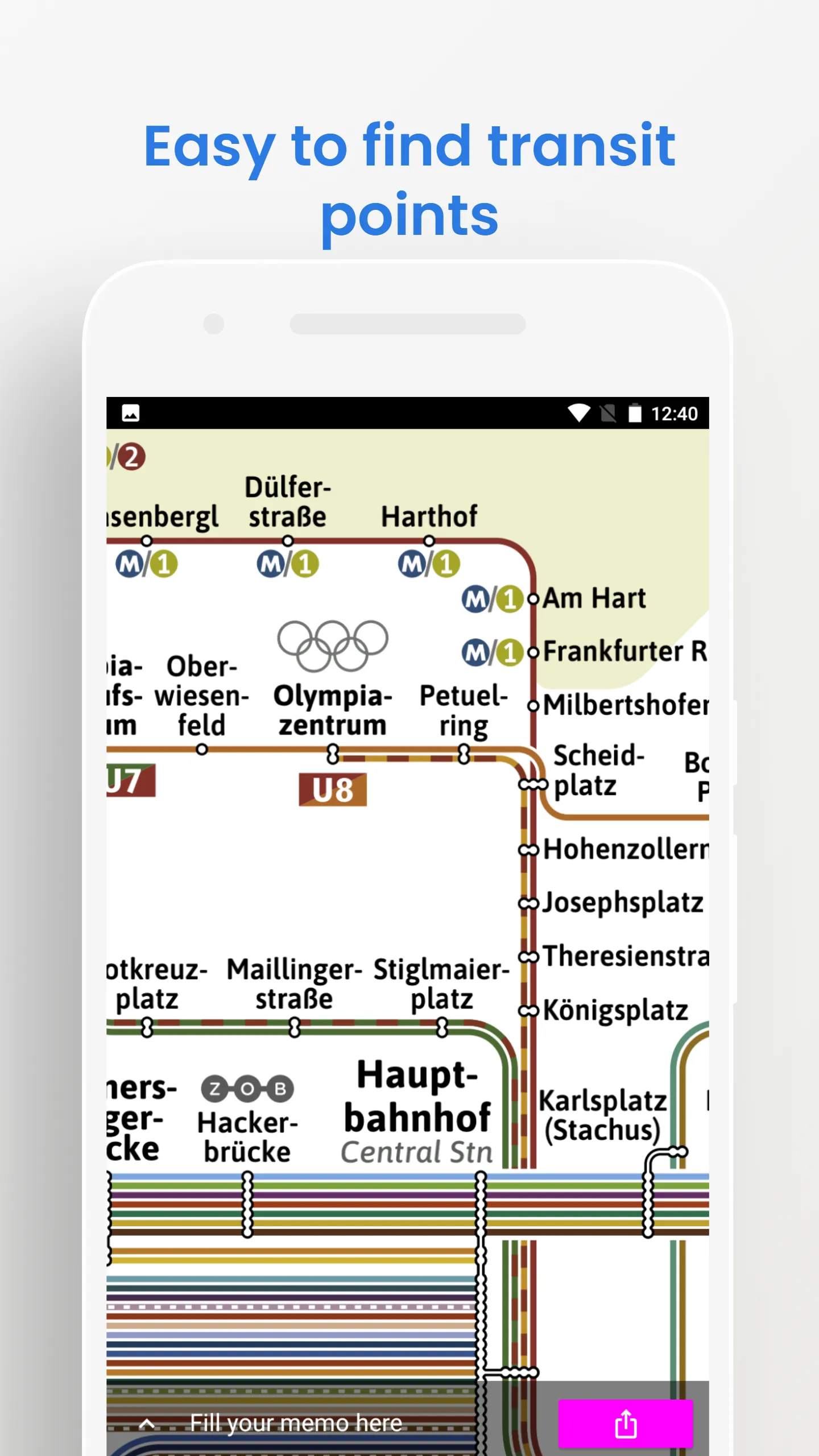 Munich Train Bus Travel Guide | Indus Appstore | Screenshot