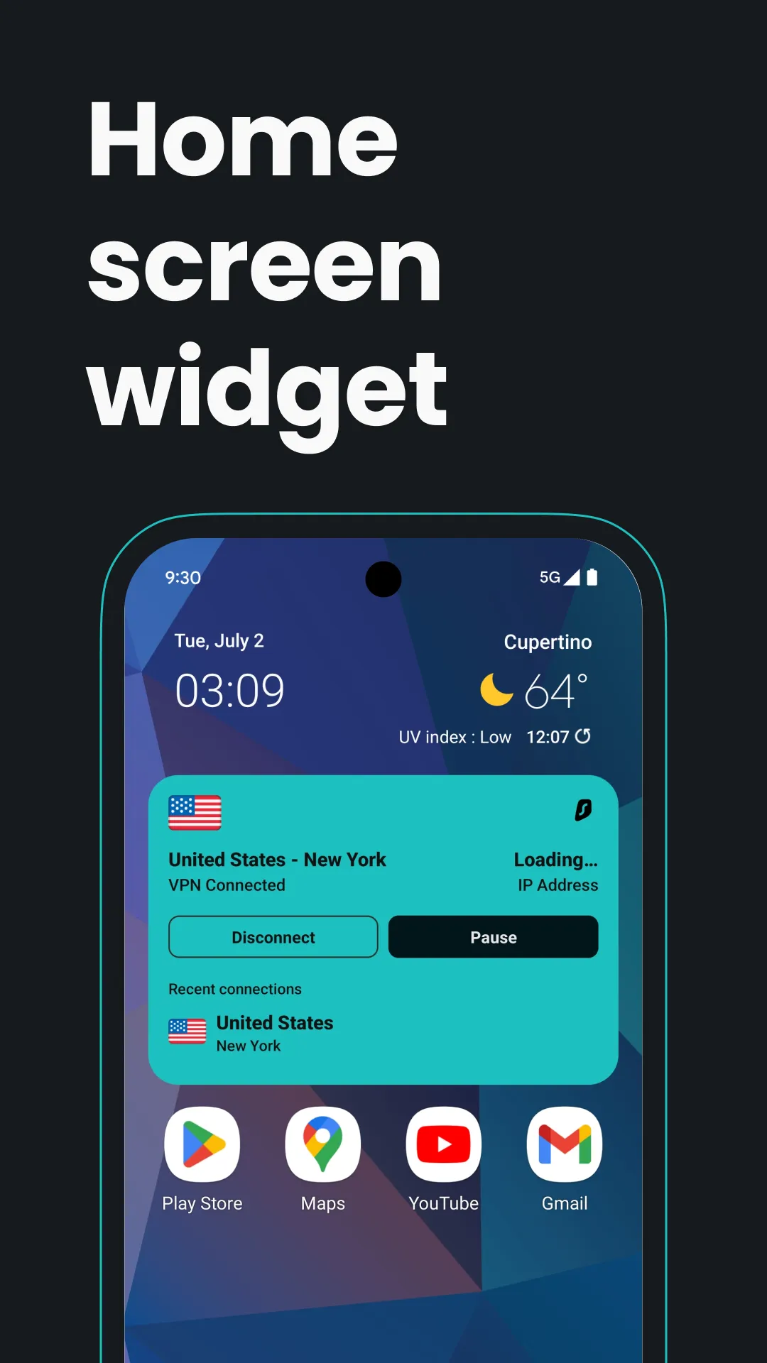 Surfshark: Secure VPN service | Indus Appstore | Screenshot