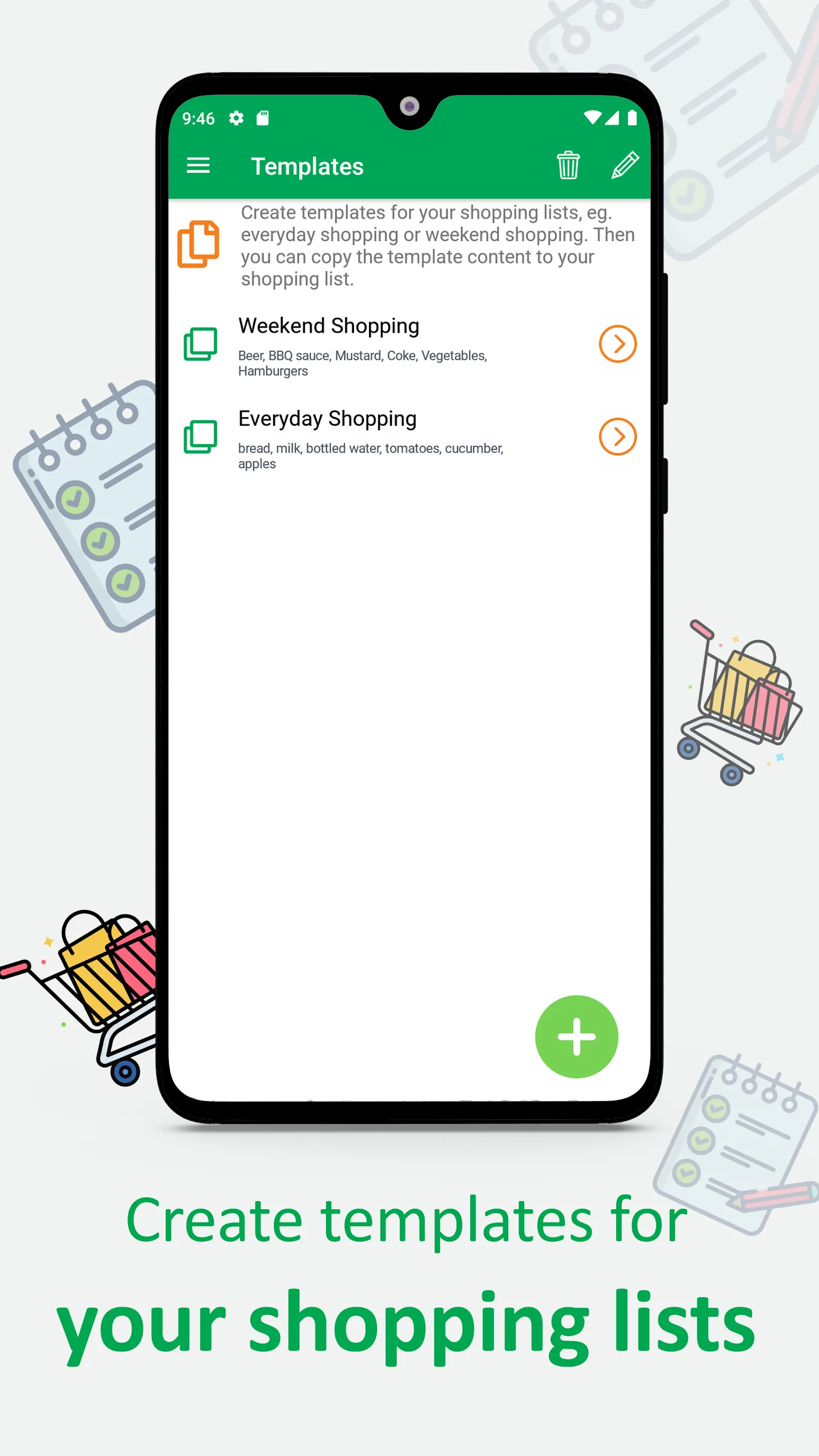 Smart shopping list - Shoppka | Indus Appstore | Screenshot