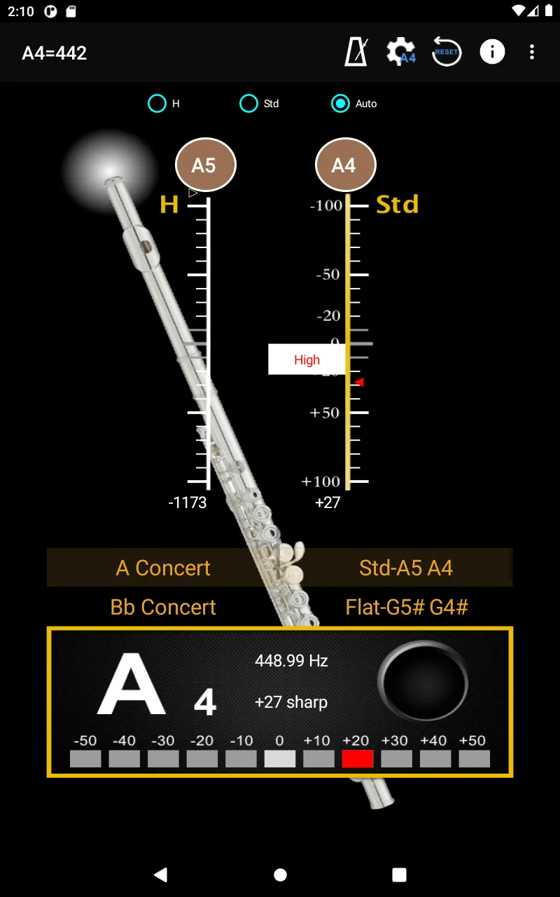 Flute Tuner & Metronome | Indus Appstore | Screenshot