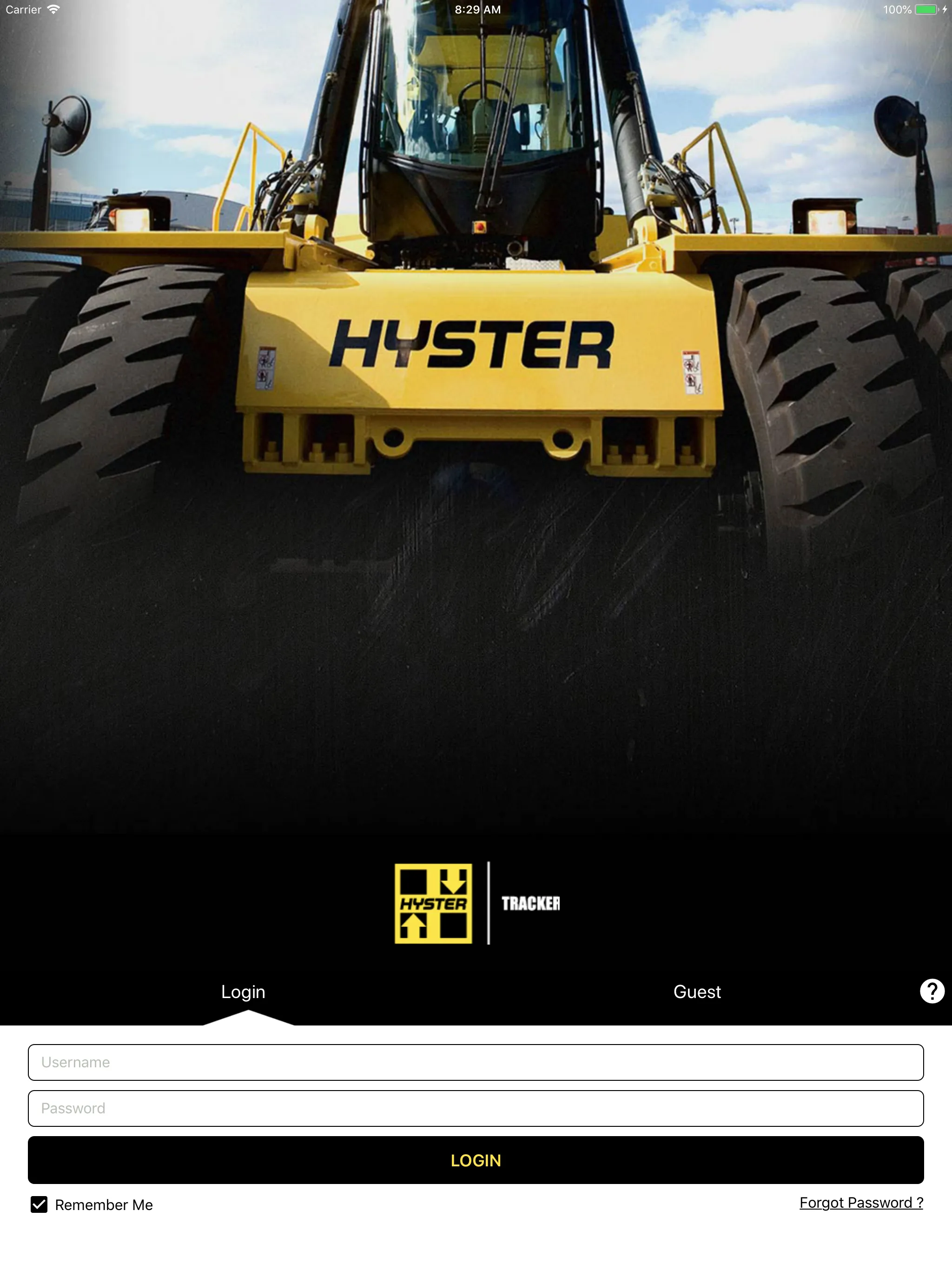 Hyster Tracker | Indus Appstore | Screenshot