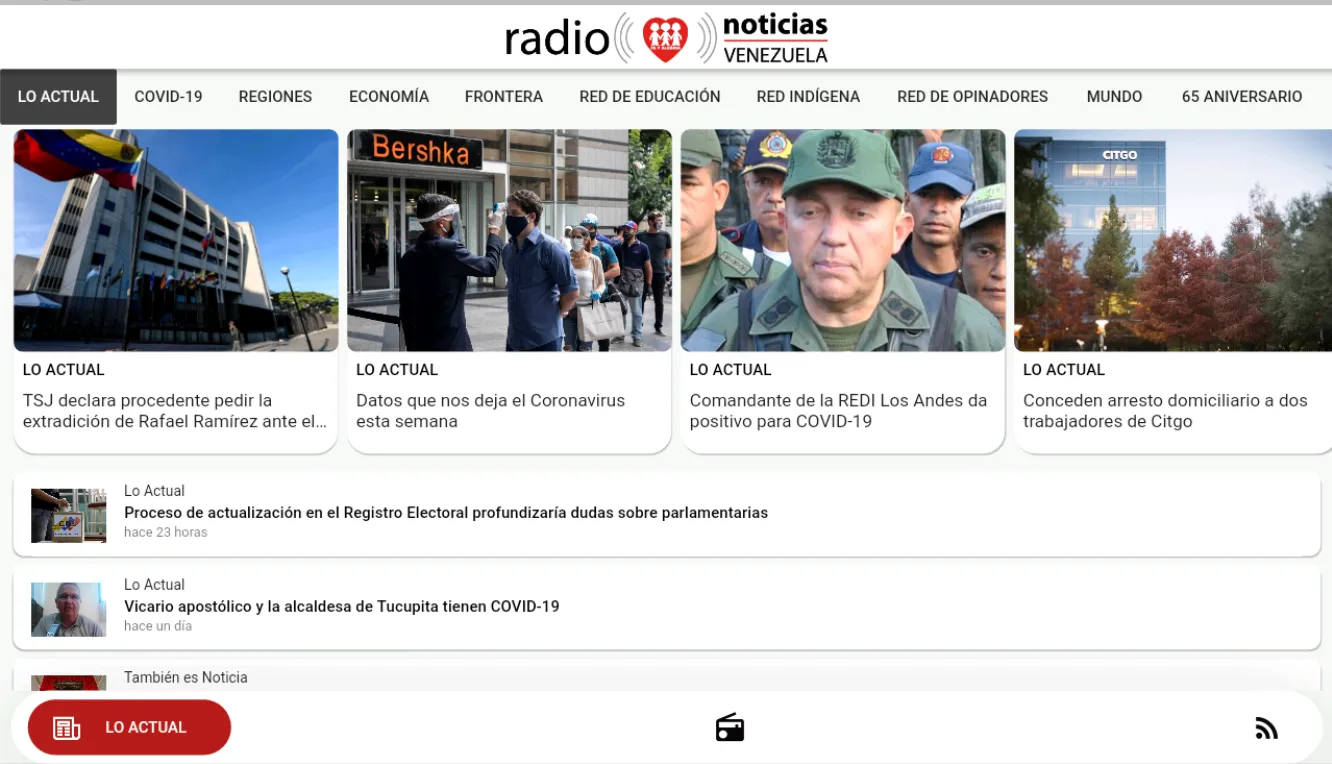 Fe y Alegri­a Noticias | Indus Appstore | Screenshot