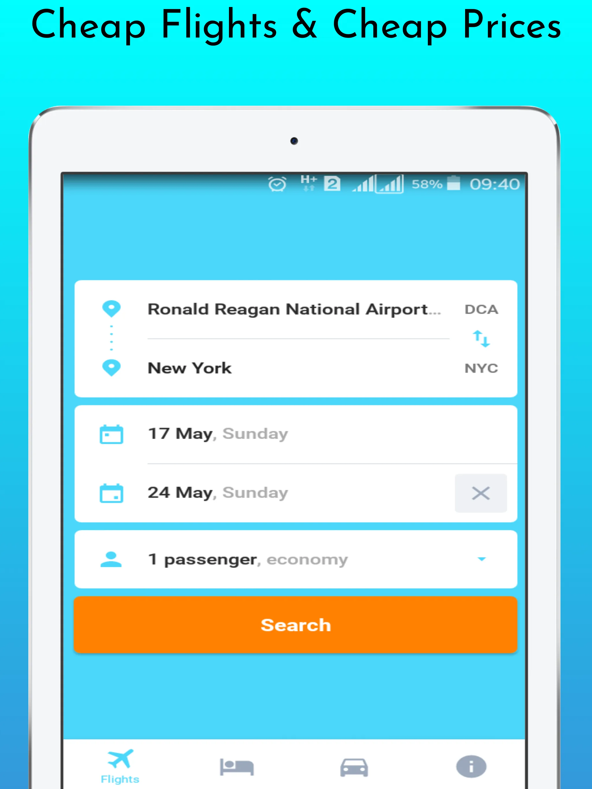 Plane Tickets | Indus Appstore | Screenshot