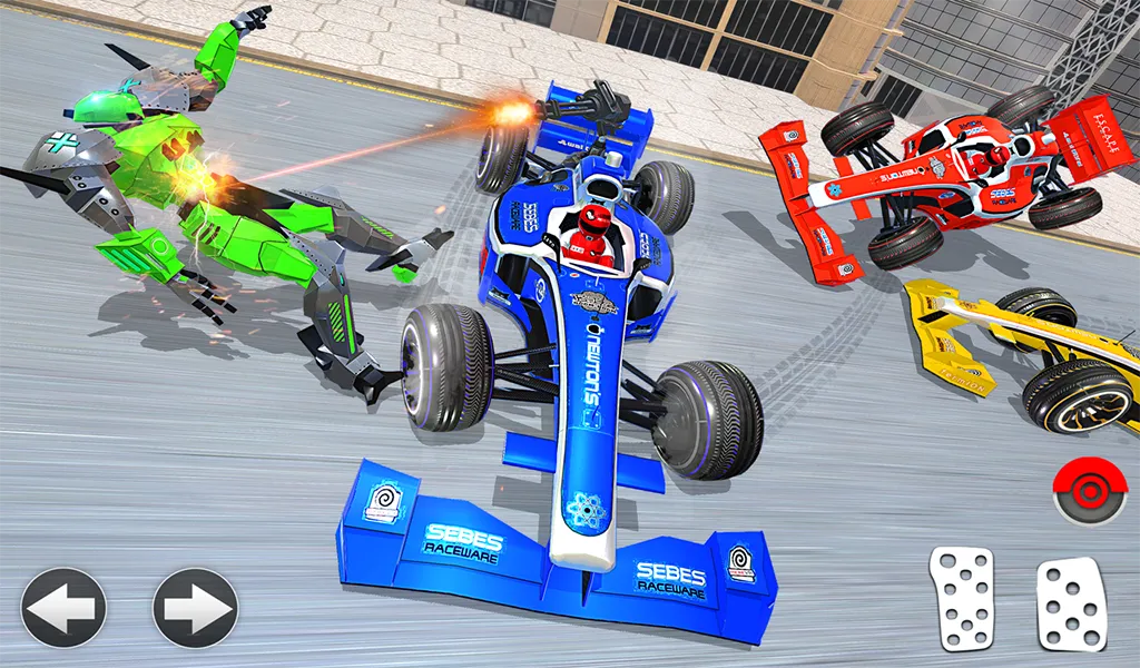 Formula Car Robot Police Game | Indus Appstore | Screenshot