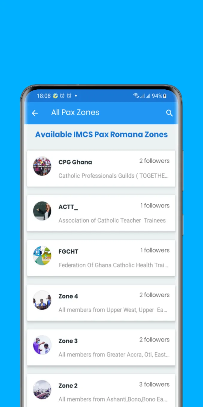 IMCS Pax Romana App | Indus Appstore | Screenshot