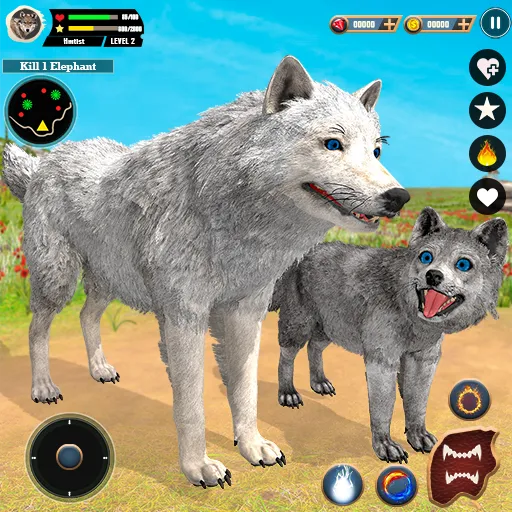 Wild Wolf Simulator Games | Indus Appstore | Screenshot