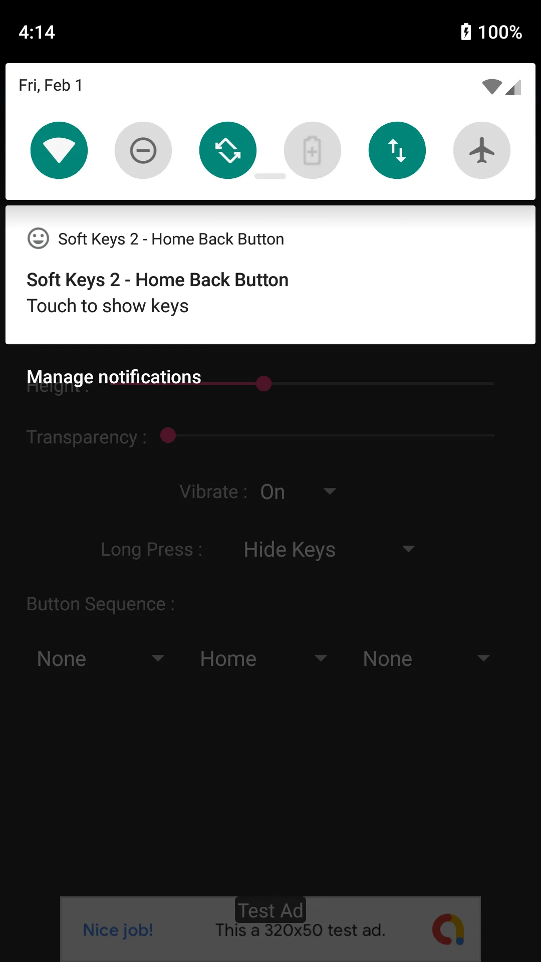 Soft Keys 2 - Home Back Button | Indus Appstore | Screenshot