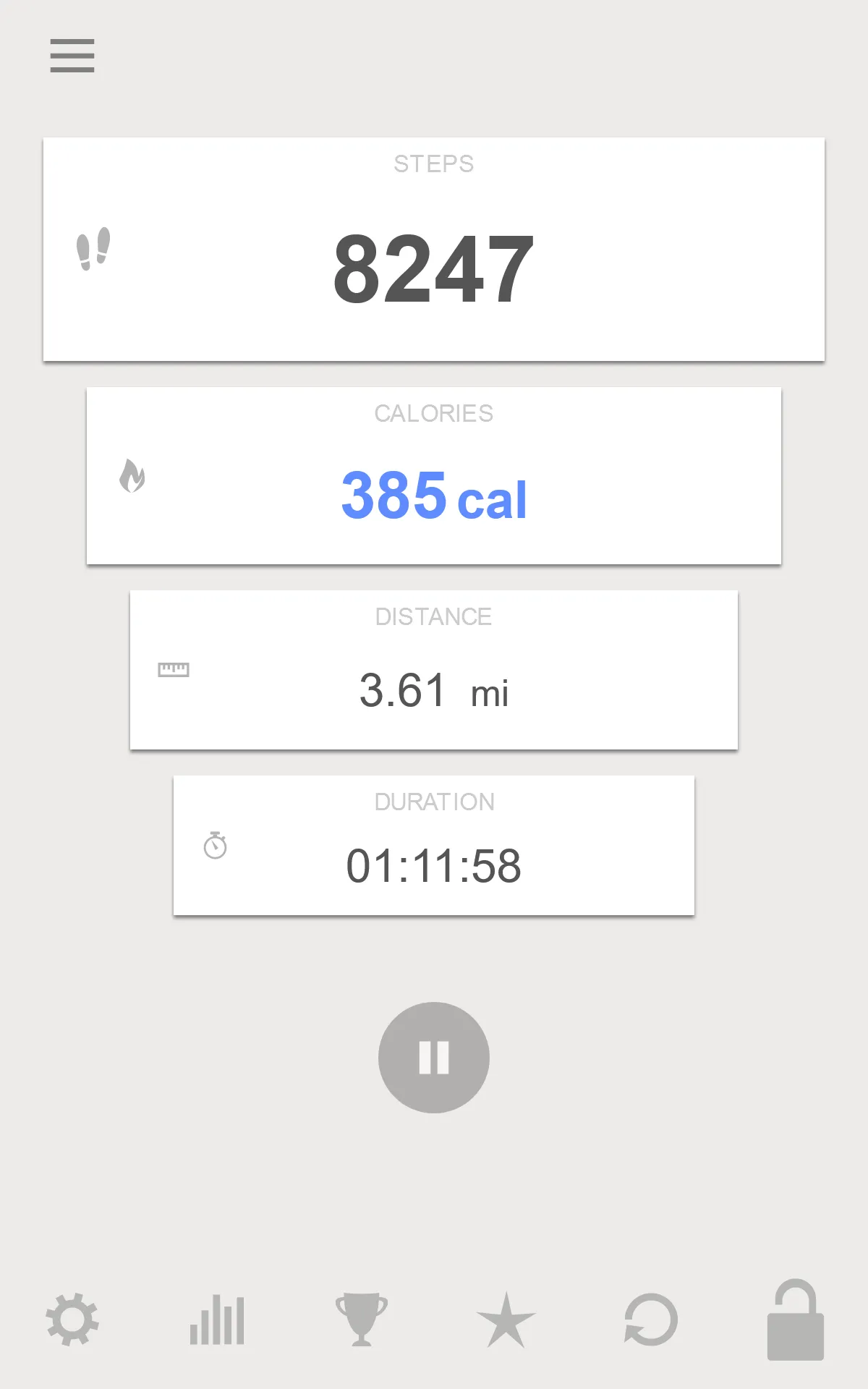 Step & Calorie Counter | Indus Appstore | Screenshot