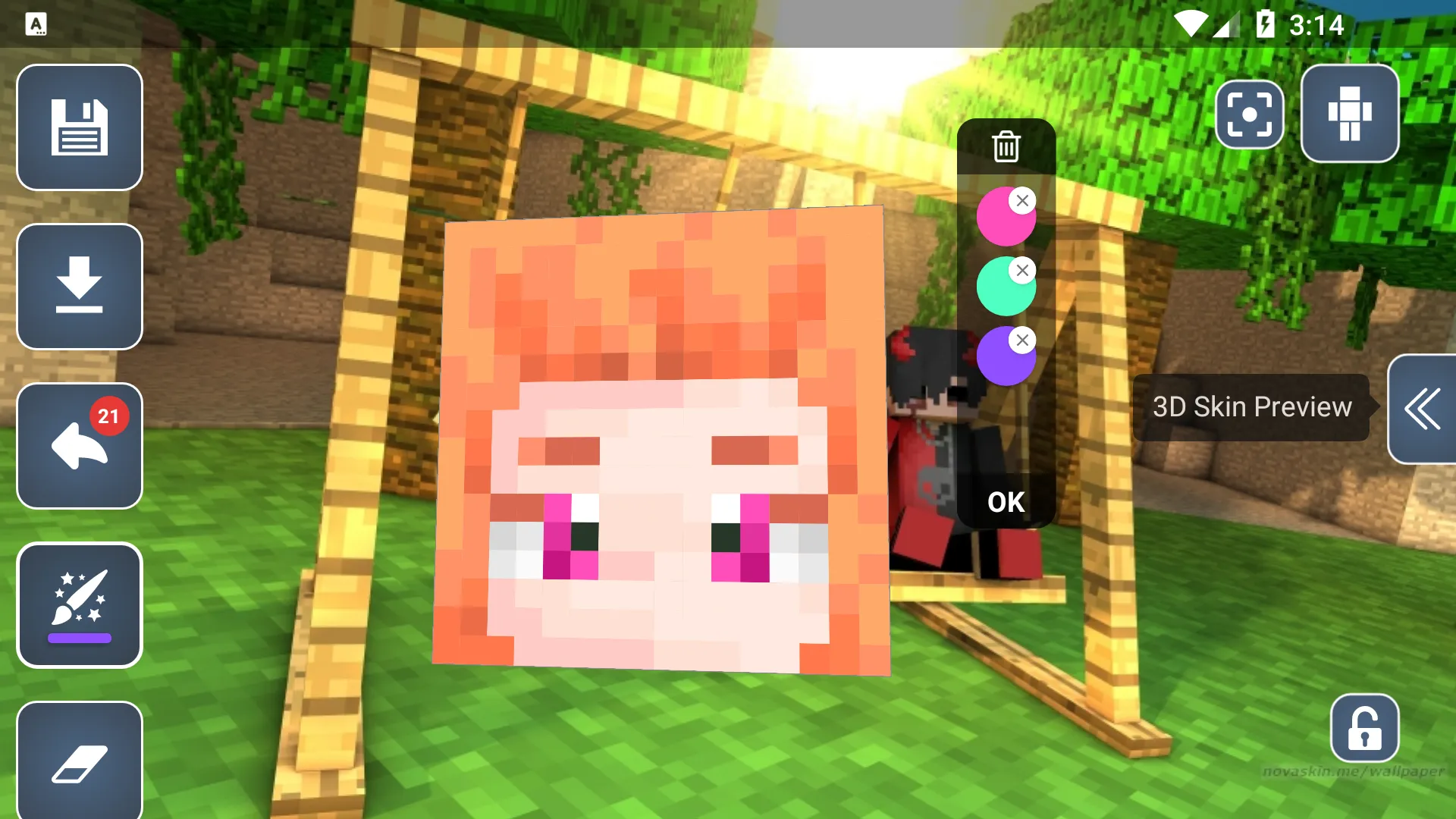 HD Skins Editor for Minecraft | Indus Appstore | Screenshot