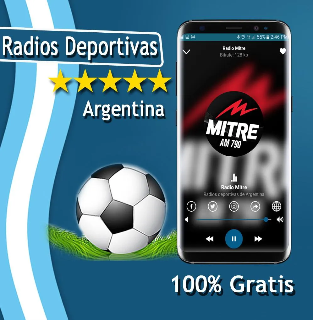 Sports Radios of Argentina | Indus Appstore | Screenshot