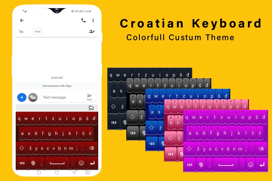Croatian Language Keyboard | Indus Appstore | Screenshot