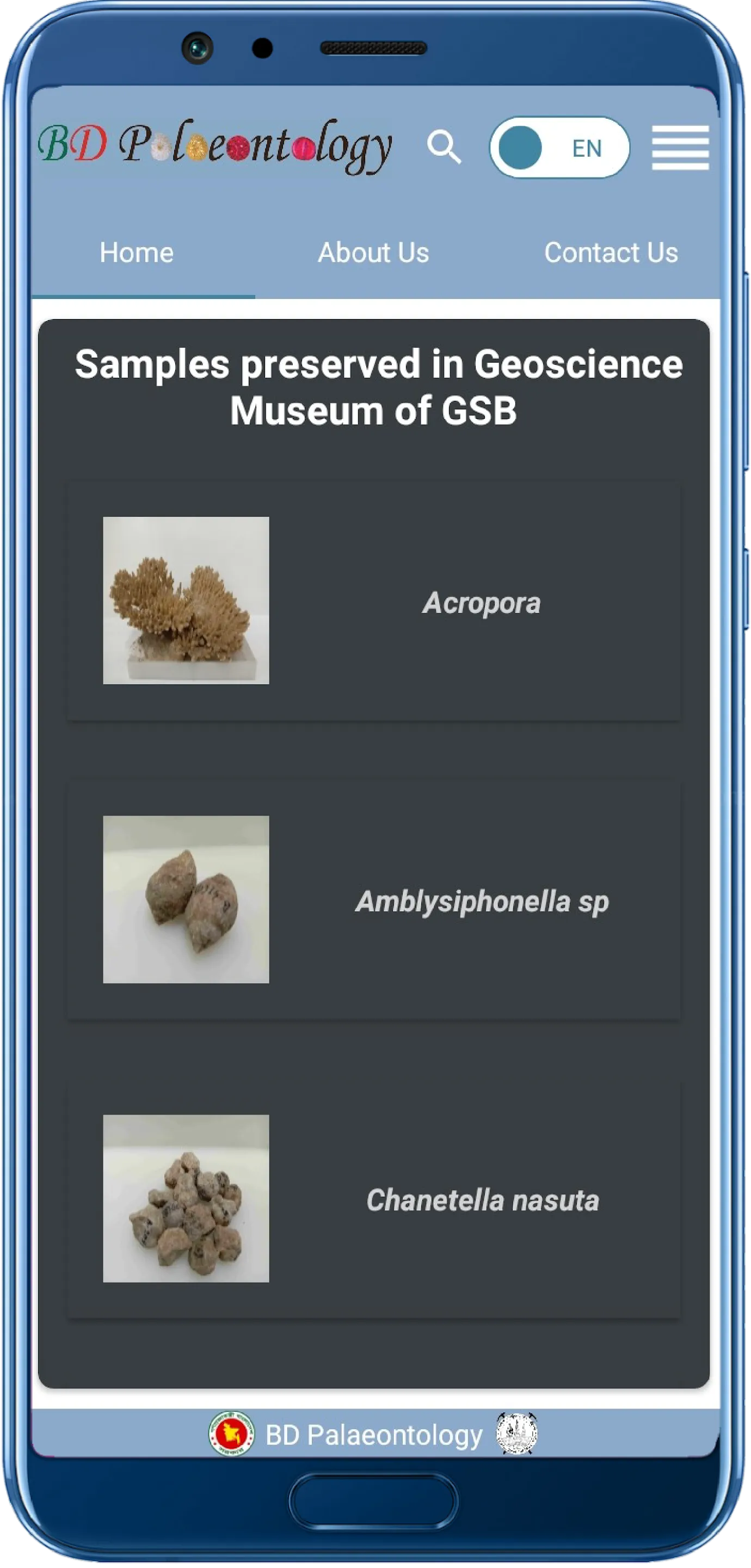 BD Palaeontology | Indus Appstore | Screenshot