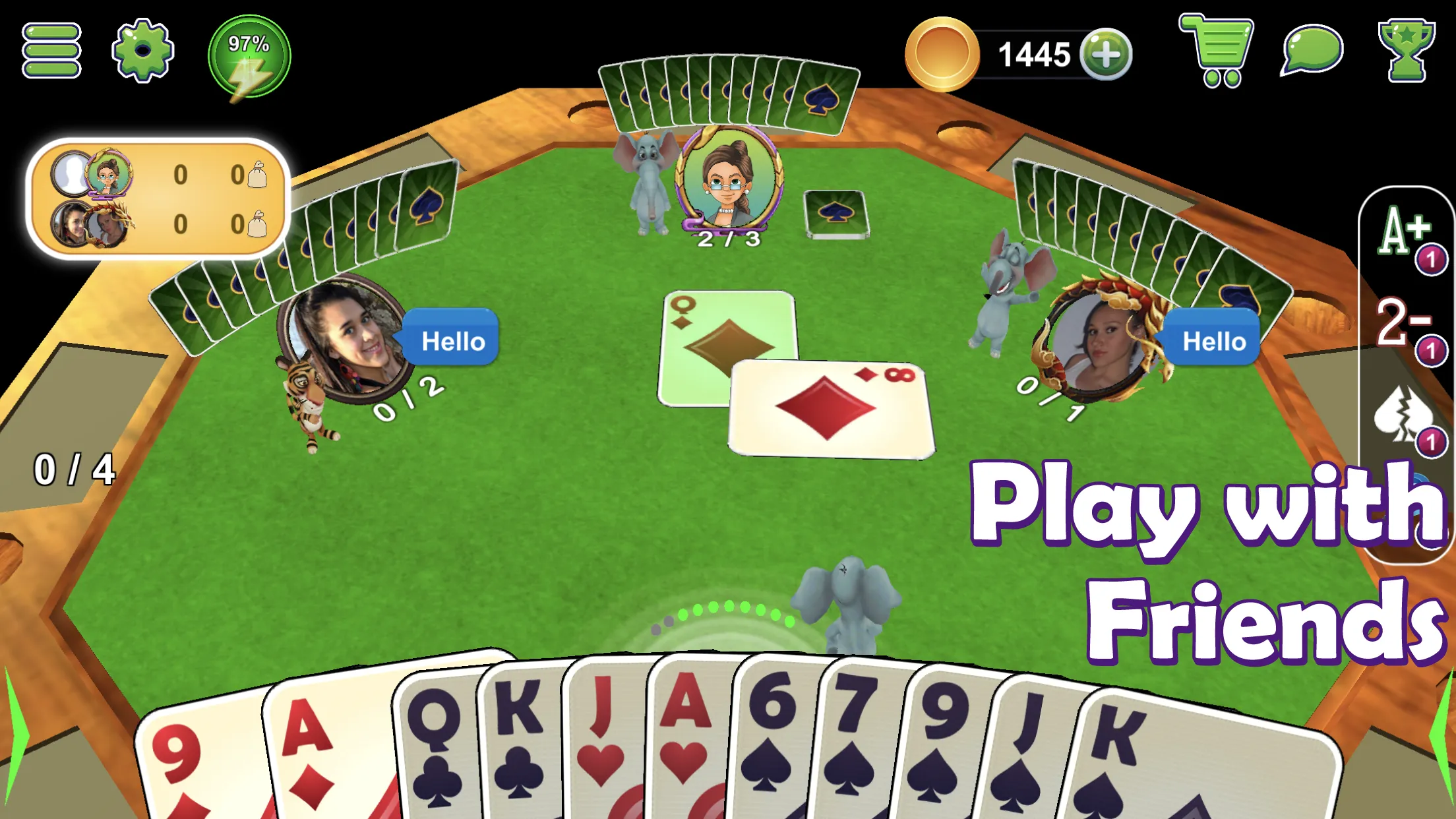 Spades 3D | Indus Appstore | Screenshot