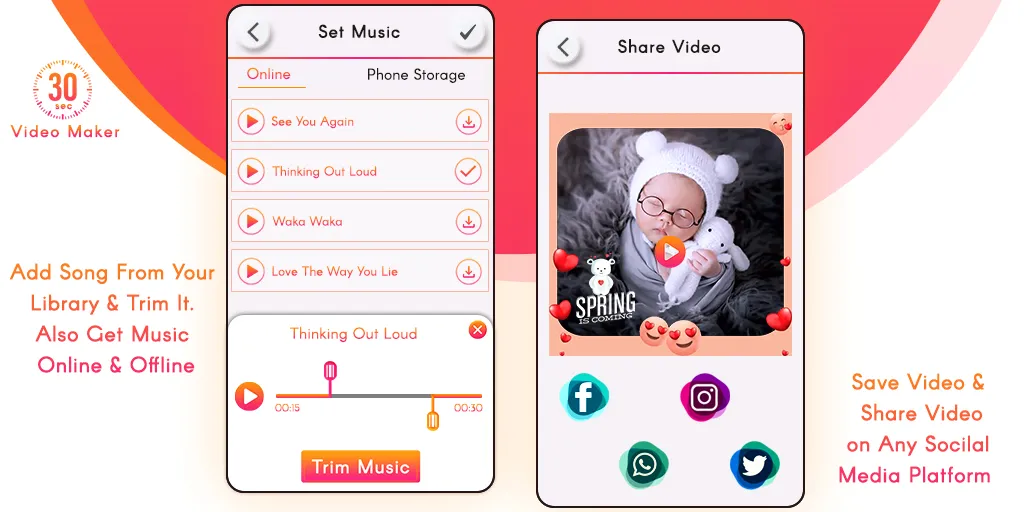 30 Second Video Status Maker | Indus Appstore | Screenshot