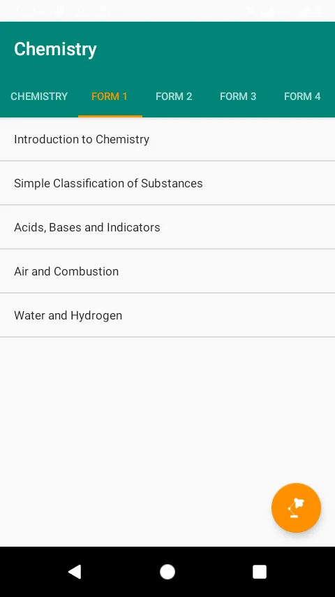 Chemistry Notes&Papers Form1-4 | Indus Appstore | Screenshot