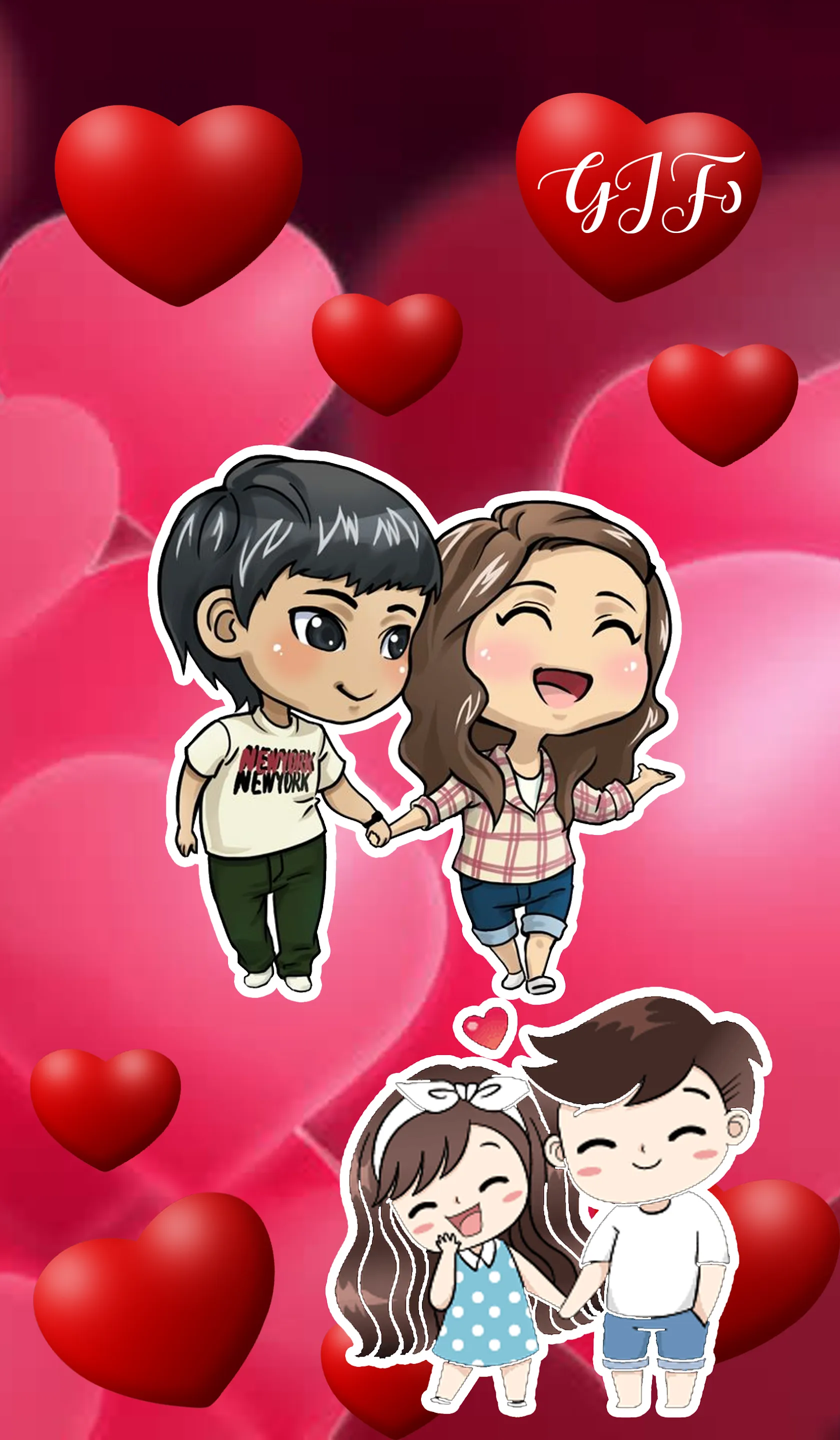 ROMANTIC GIF STICKERS | Indus Appstore | Screenshot