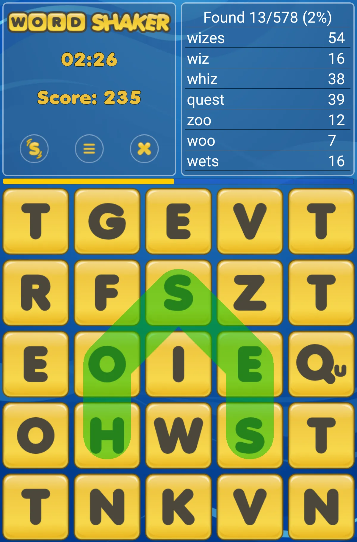 Word Shaker | Indus Appstore | Screenshot