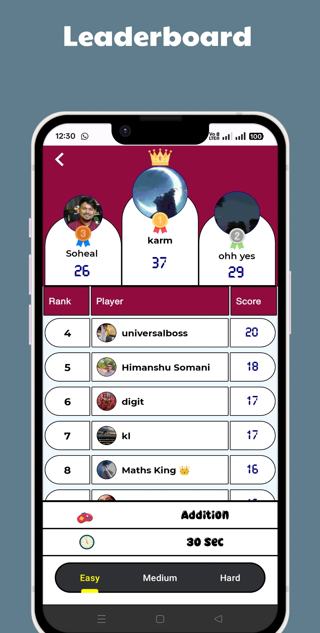 Mathaholic | Indus Appstore | Screenshot