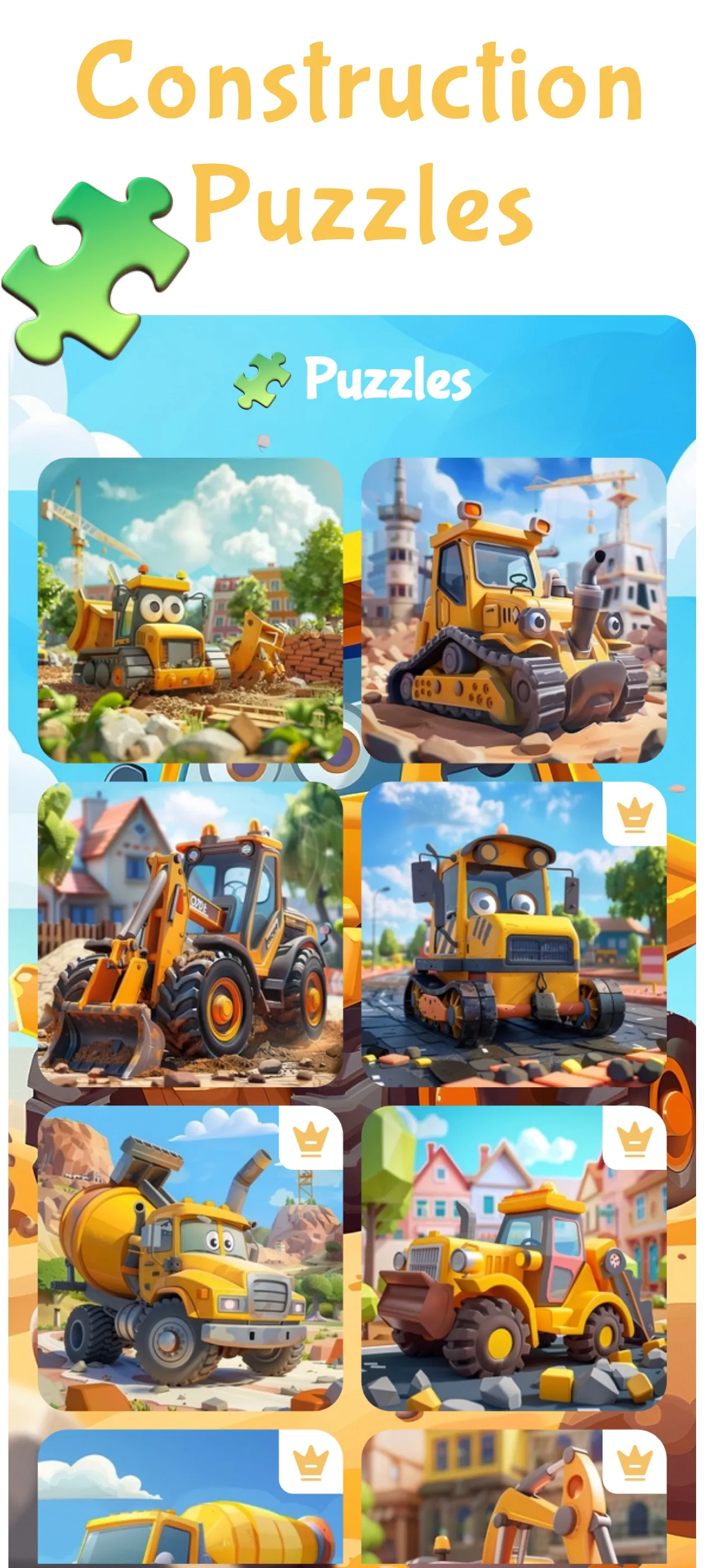 Kids Construction Truck Games | Indus Appstore | Screenshot